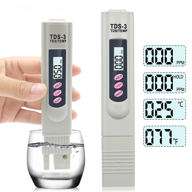Aquael Filter Fzn - 1/3 pezzi portatile LCD digitale TDS