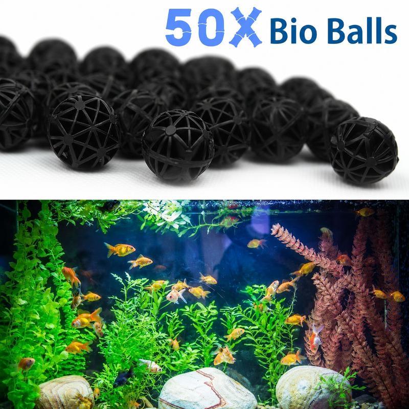 Aquarium Plant Fertilizer - 50 Pezzi Sfere Filtranti Bio per
