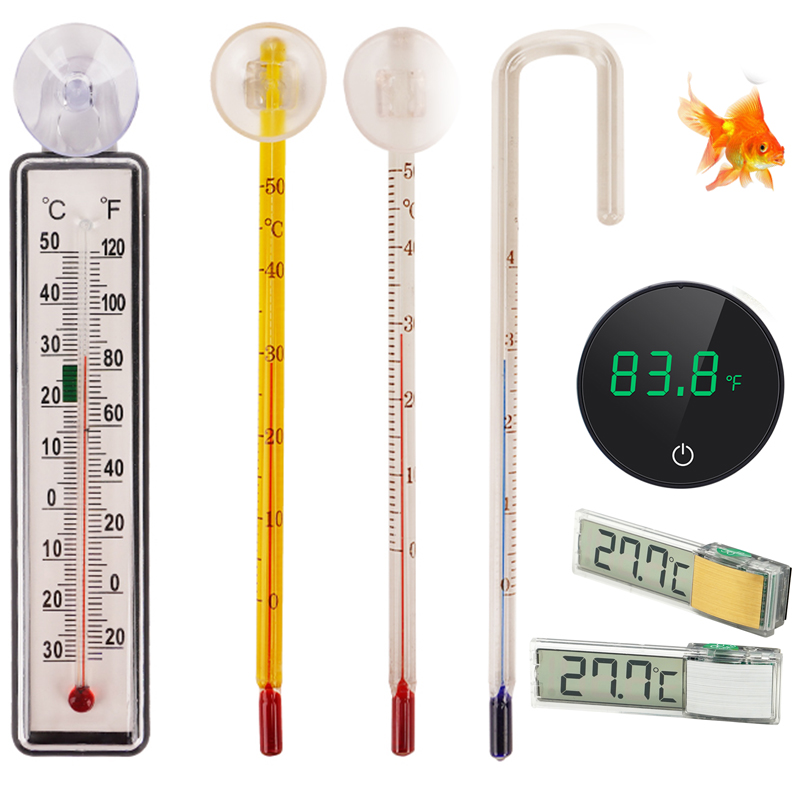 Planted Aquarium Temperature - Termometro Digitale per Acquario con Ventosa,