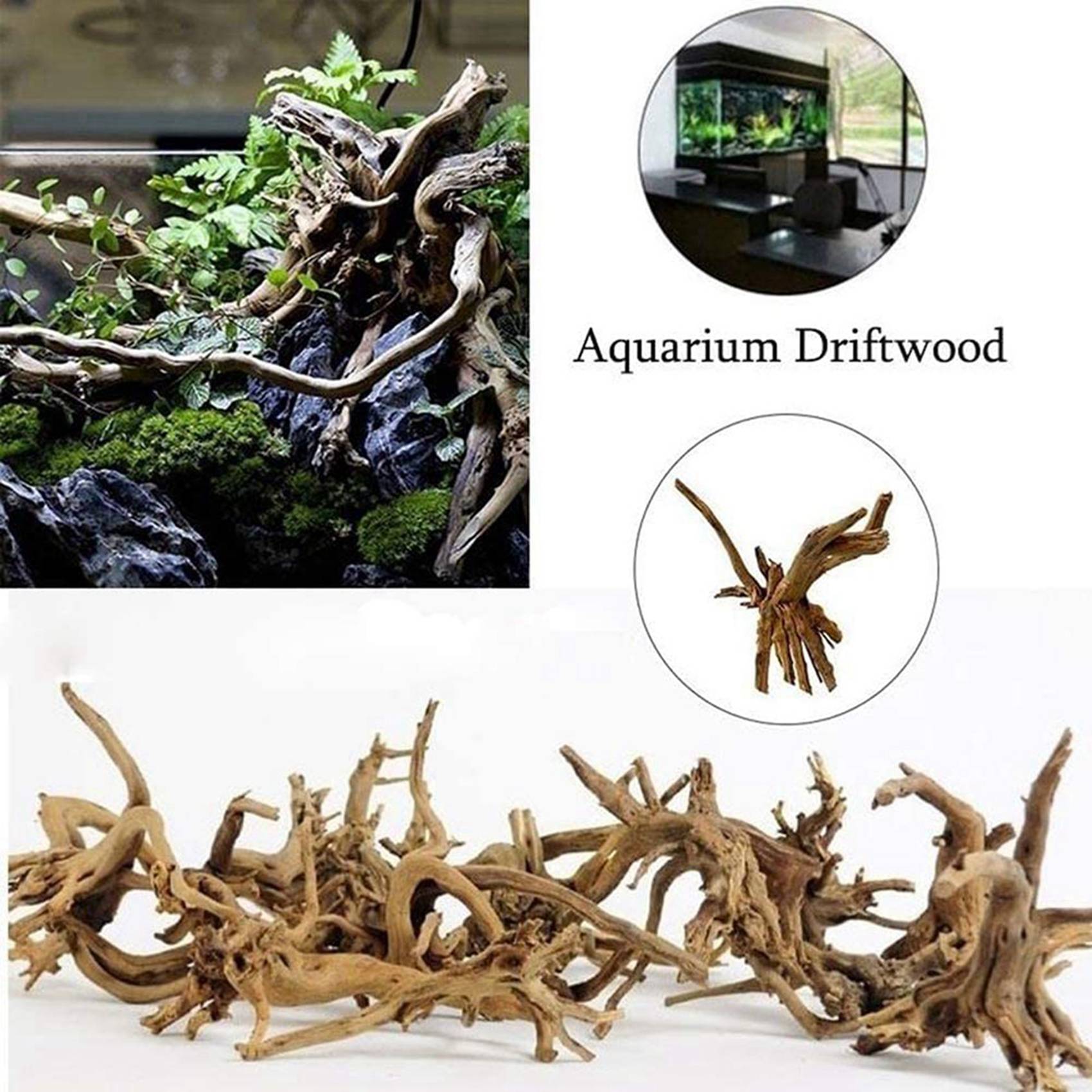 Aquarium Plant Root Tabs - Vendita calda-Mini legni alla deriva per