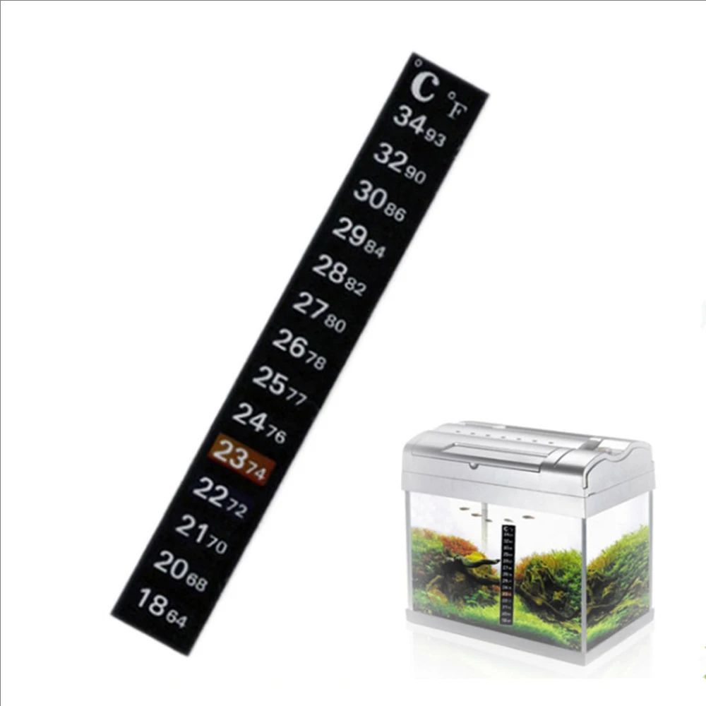 Planted Aquarium Temperature - 5/10 Pezzi Termometro Adesivo per Acquario,