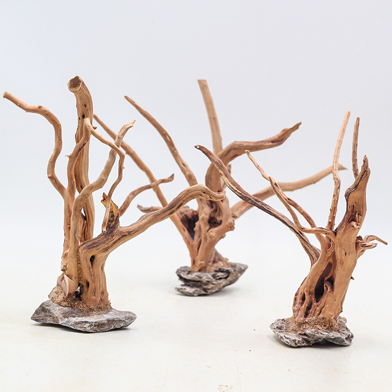 Aquarium Plant Root Tabs - 1PC Acquario Paesaggistica Ornamenti in Legno