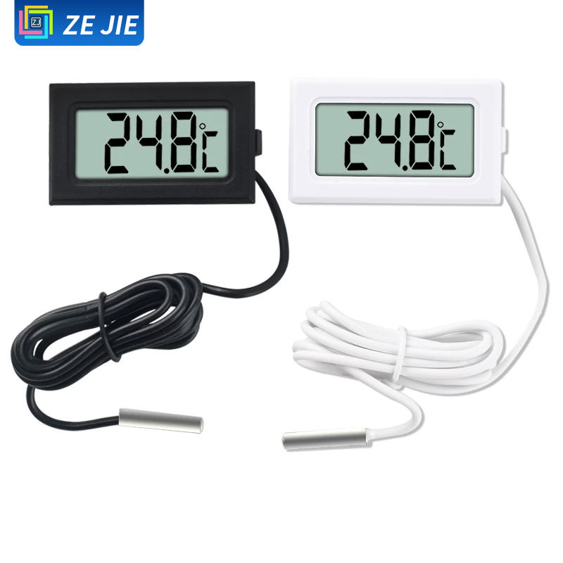 Planted Aquarium Temperature - Termometro Digitale con Sonda, Alta Precisione,