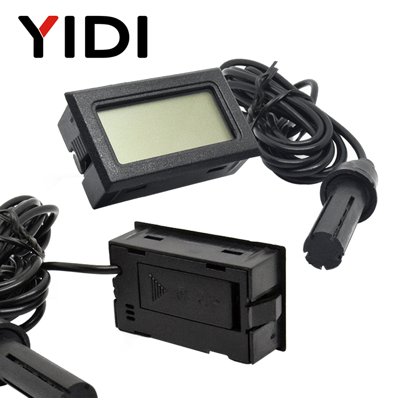 Planted Aquarium Temperature - Termometro Igrometro Digitale Mini LCD con