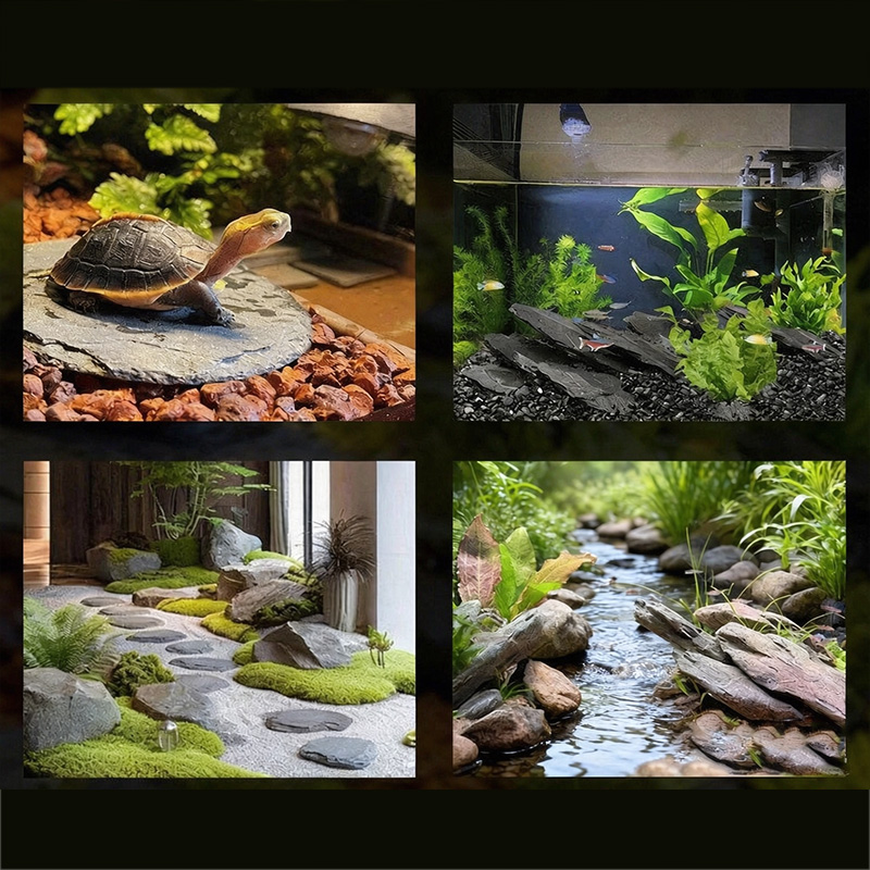 Scaglie di ardesia per acquari - Planted Aquarium Hardscape recensione e prezzo