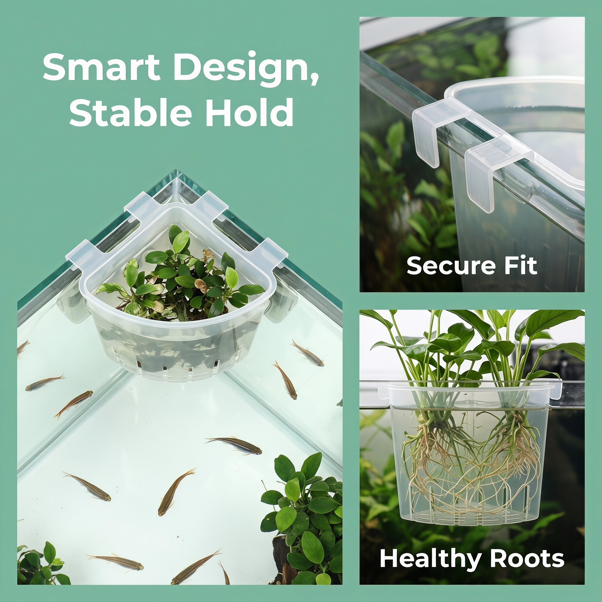 4 Pezzi Porta Piante Angolare  - Aquarium Planted Fish Tank recensione e prezzo