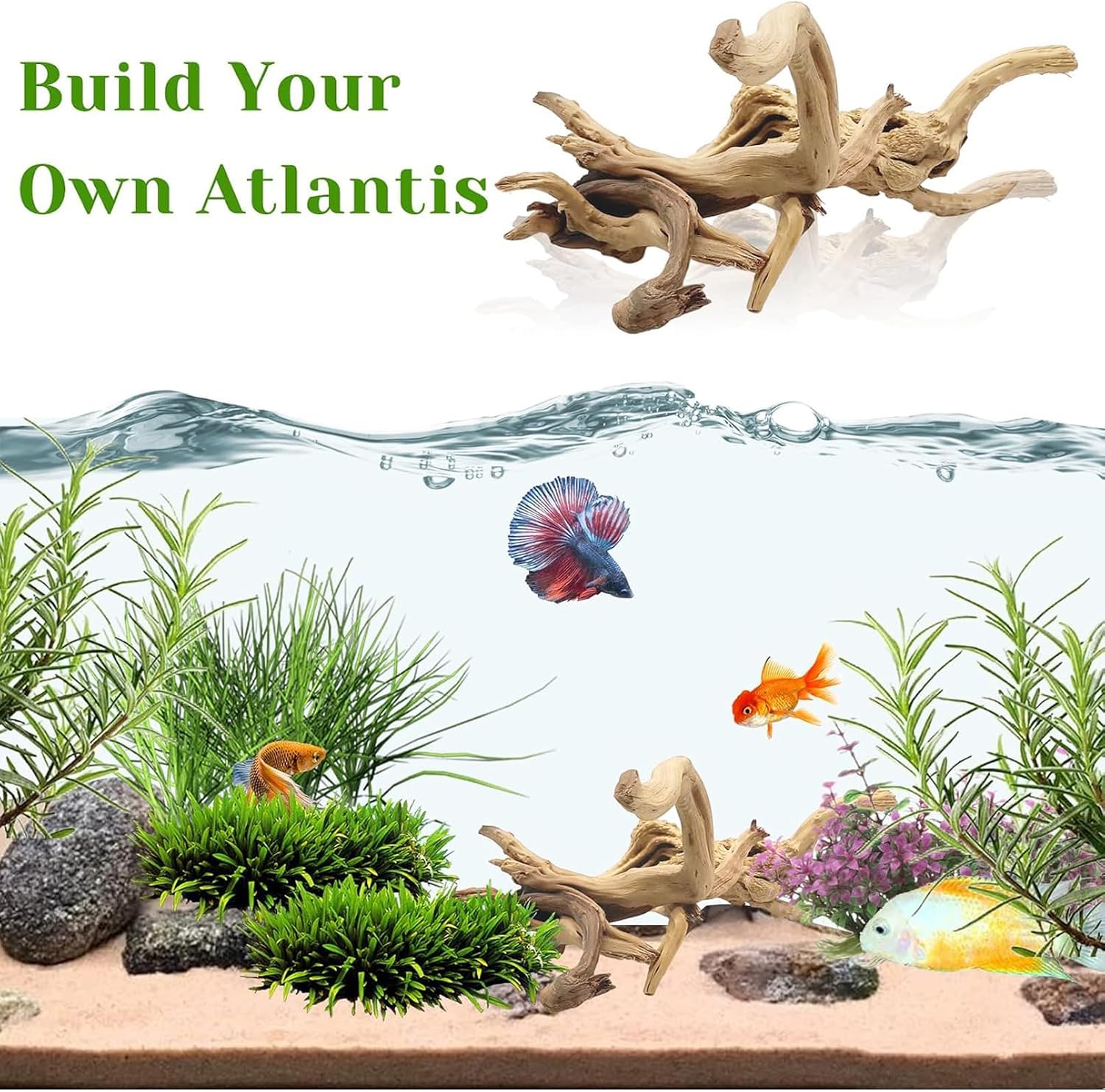 1 Pezzo 20-25CM Legno Naturale - Aquarium Planted Substrate recensione e prezzo