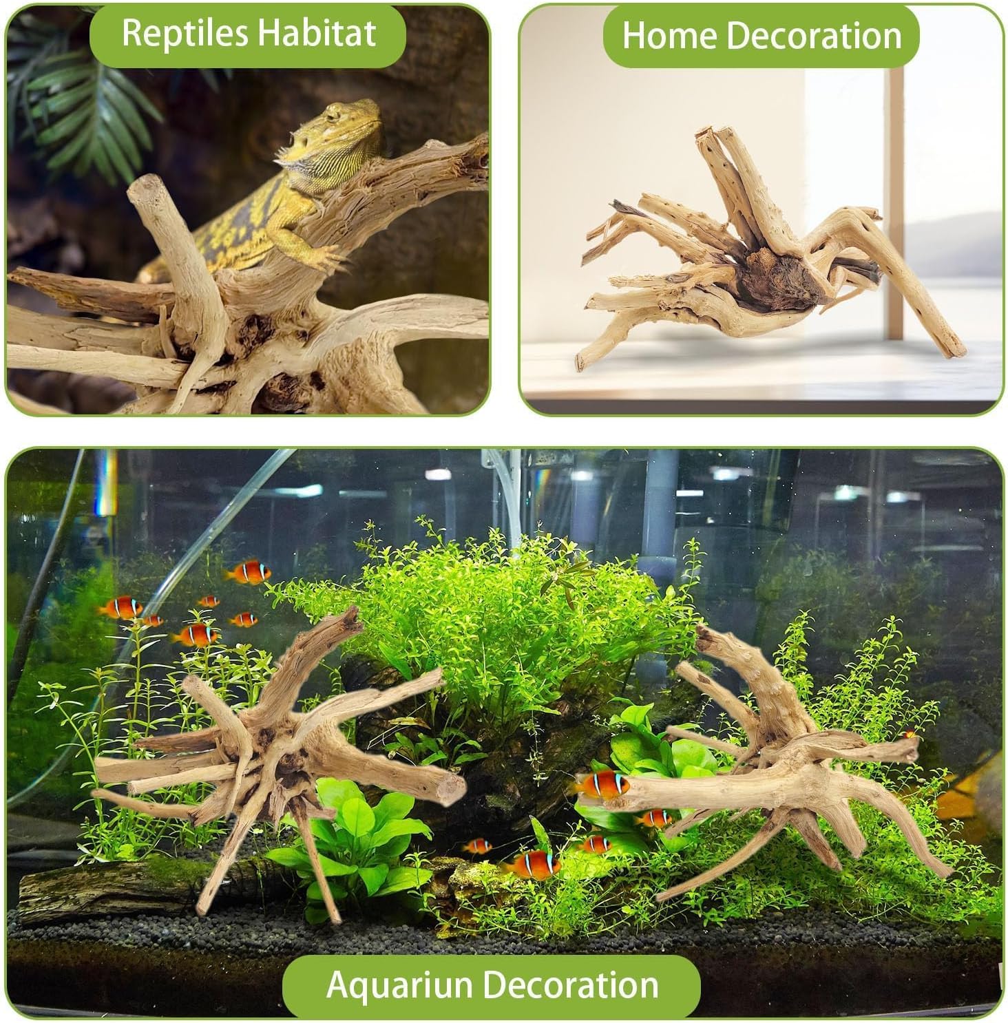 1 Pezzo 20-25CM Legno Naturale - Aquarium Planted Substrate recensione e prezzo