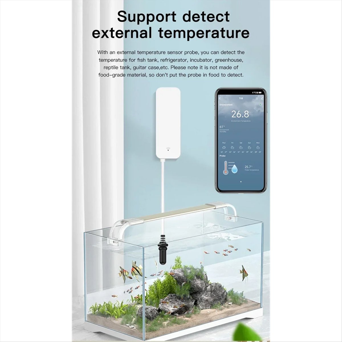 Sensore di Temperatura e Umidi - Planted Aquarium Temperature recensione e prezzo