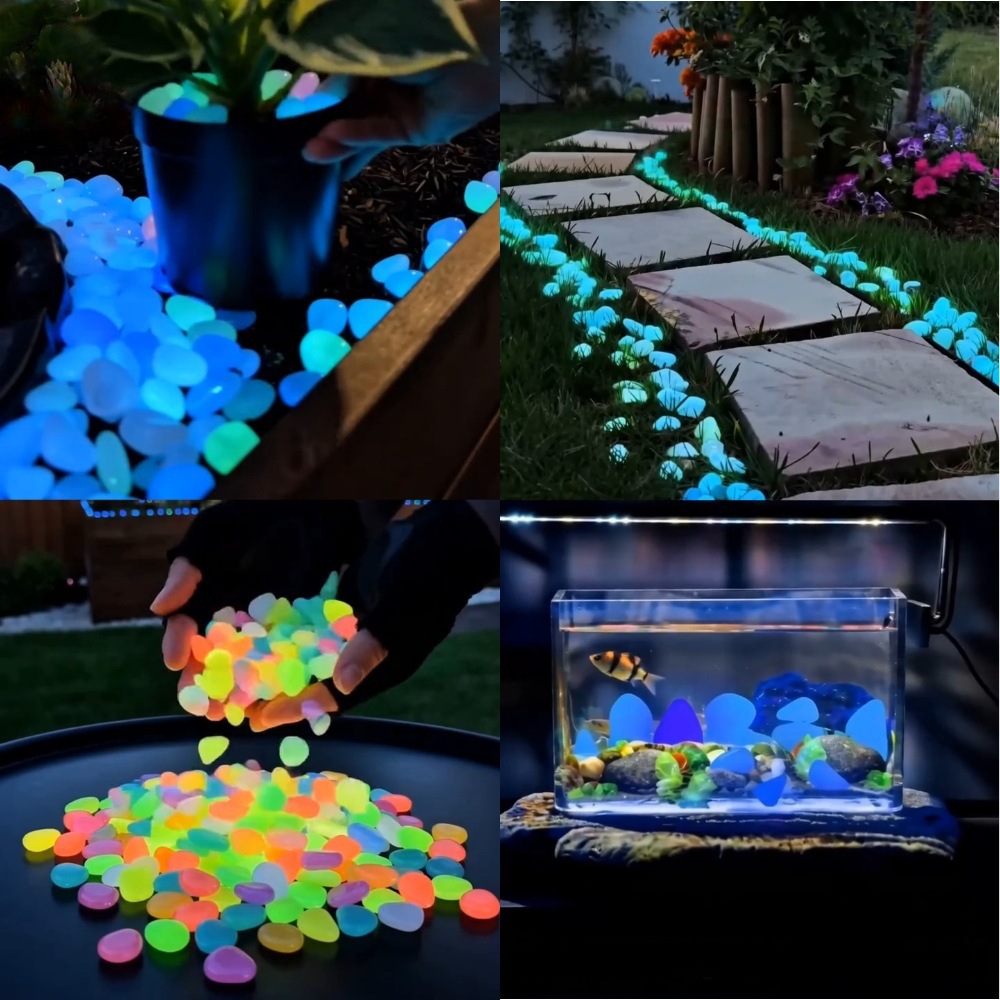 Ciottoli luminosi colorati che - Aquarium Planted Fish Tank recensione e prezzo