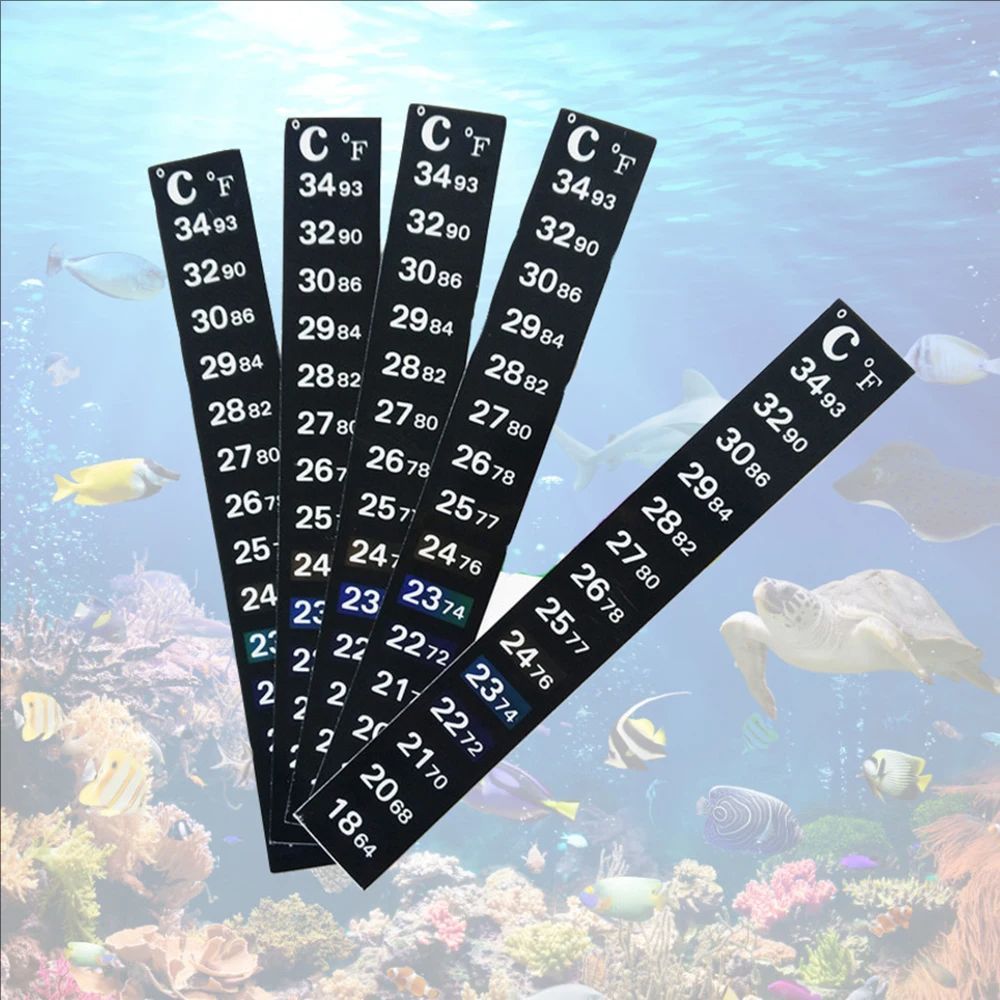 5/10 Pezzi Termometro Adesivo  - Planted Aquarium Temperature recensione e prezzo