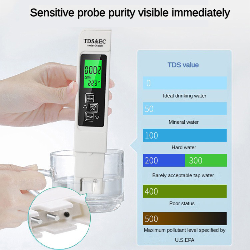 Misuratore 3 in 1 TEMP/TDS/EC, - Planted Aquarium Temperature recensione e prezzo