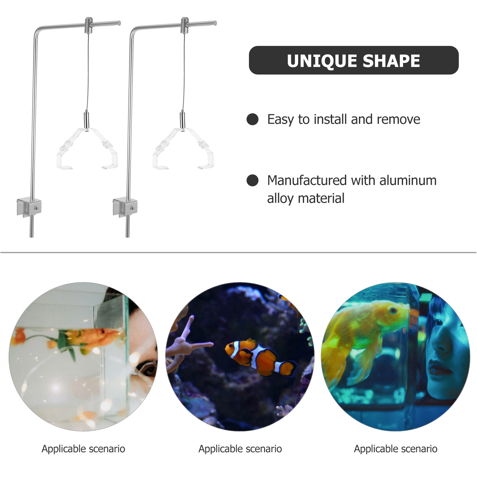 2 pezzi portalampada per acqua - Aquarium Planted Fish Tank recensione e prezzo