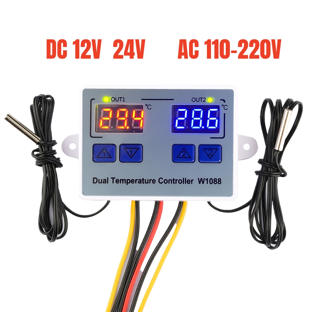 W1088 Doppio LED Sensore di Te - Planted Aquarium Temperature recensione e prezzo